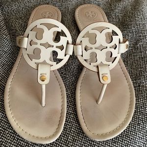 White Leather Tory Burch Miller’s